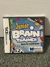 Junior Brain Trainer Math Edition (Nintendo DS, 2011) Brand New Sealed