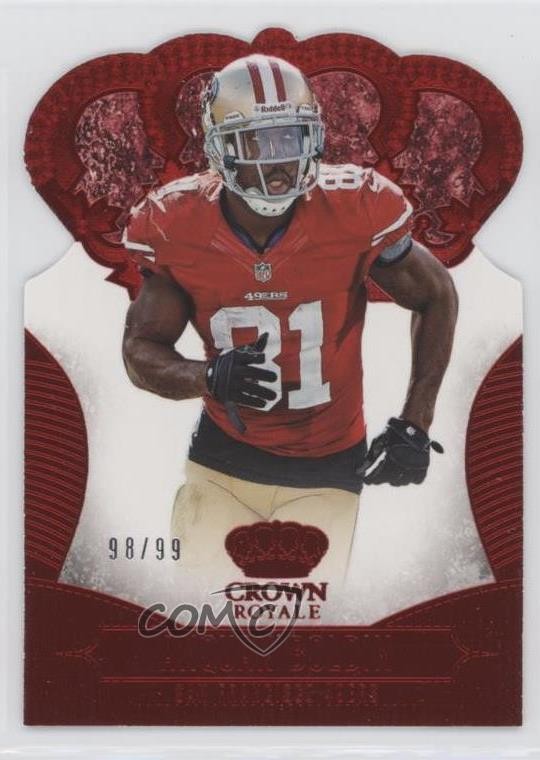 2013 Panini Crown Royale Retail Red Die-Cut Crown 98/99 Anquan Boldin #9 1s8