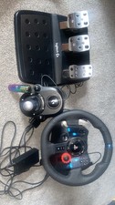 Logitech G29 Racing Wheel. Pedals & gear shifter for PS4 & PS5 and PC USB Wired.