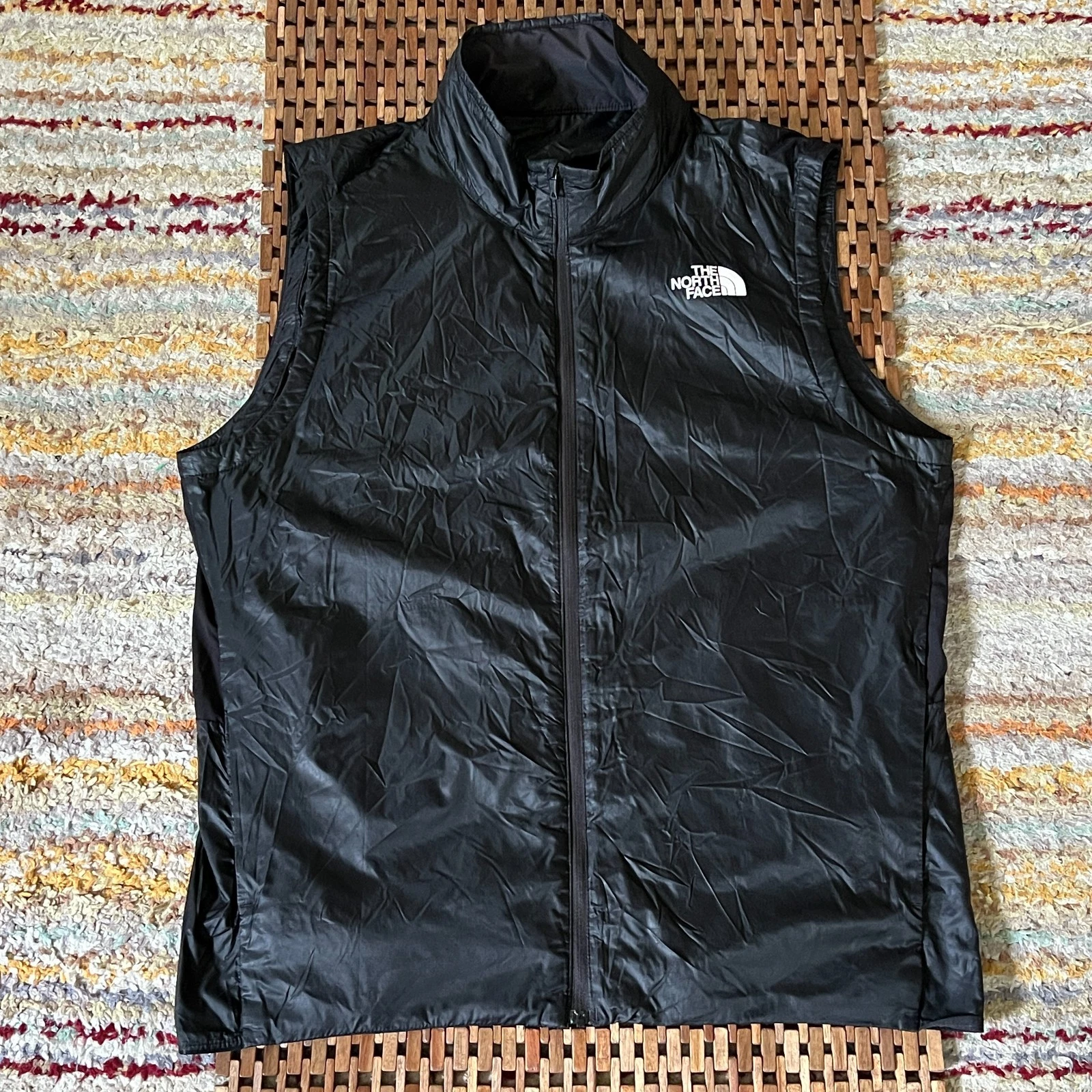 The North Face Shell Vest Black Full Zip Men's Size Large L