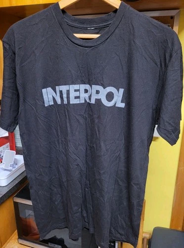 Vintage 2000s Interpol Band Concert Tee T-shirt Adult L Original RARE