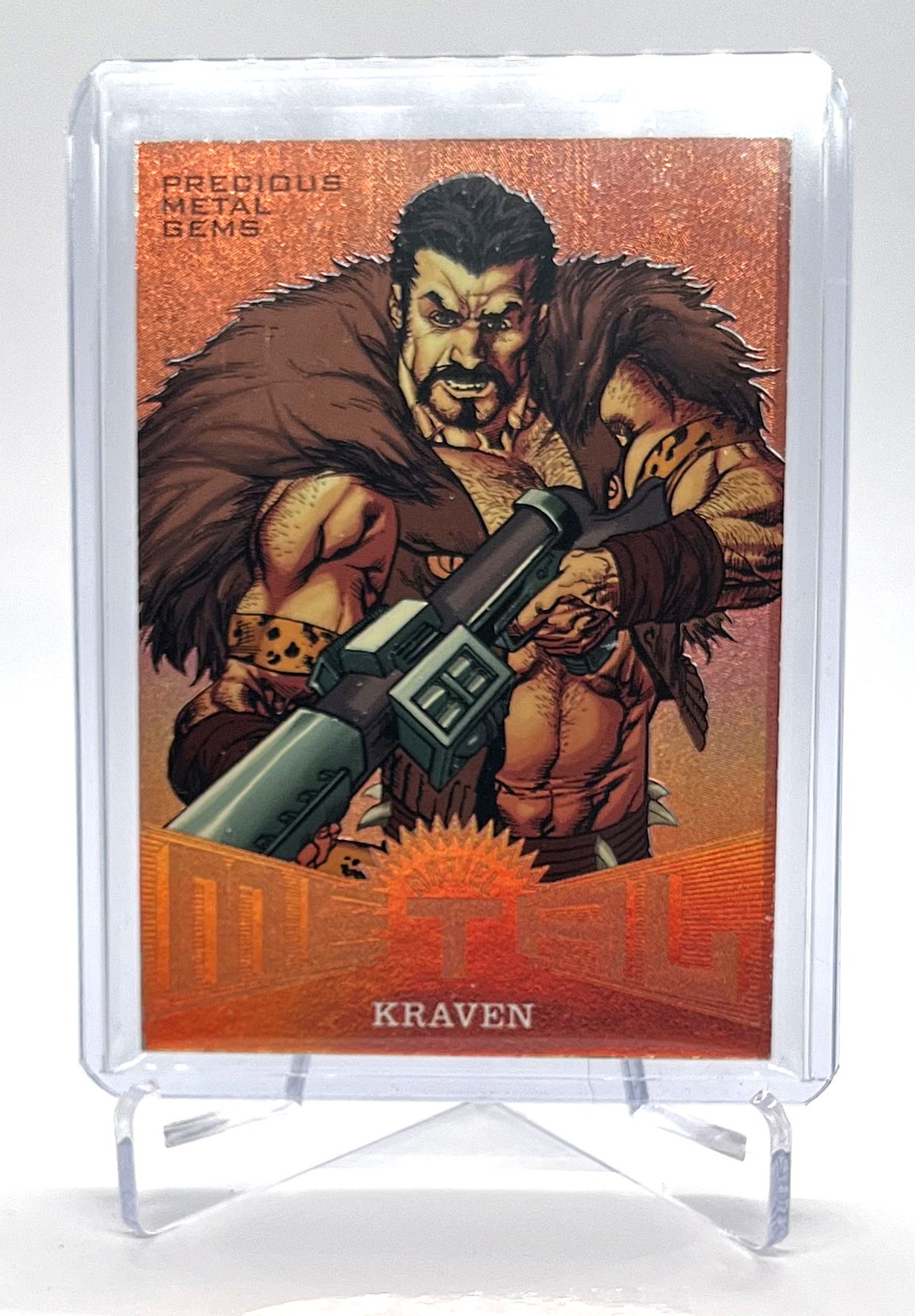 2017 Fleer Ultra Spider-Man- PMG- Precious Metal Gems- Kraven- Bronze- 097/199
