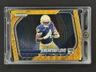 2025 Panini Prizm Black Football #259 Jeremiyah Love Orange Wave /60 Rookie RC