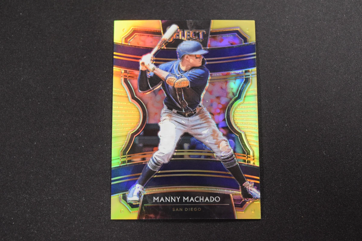 Manny Machado 2020 Panini Select #95 San Diego Padres Gold Prizm /10 RARE!