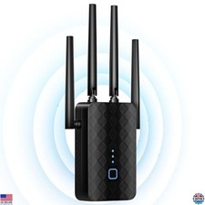 WiFi Extender  Signal Booster - Dual Band 5.8GHz  2.4GHz, 10,000 Sq ft Range