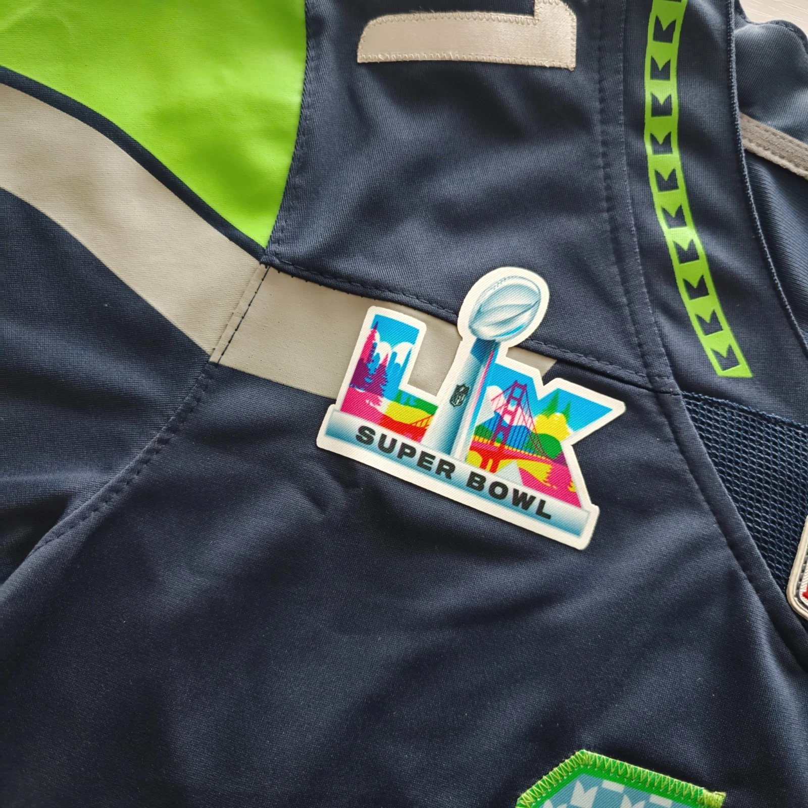 Seahawkss #12 Fan Super B.owl LX Patch Limited Stitched Jersey