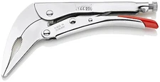Knipex 4144200 8" Angled Long Nose Locking Grip Pliers