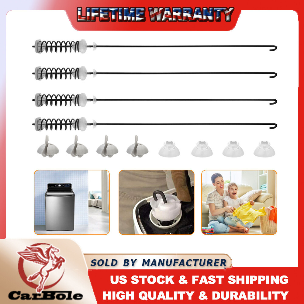 Whirlpool Kenmore Washer Suspension Rod Kit 4Pcs Damper Assembly W10780048