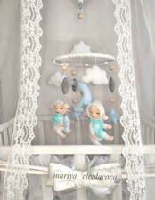 Felt Baby Mobile with Sheeps, Adorable Baby Girl Nursery Decor, Baby mobile boy