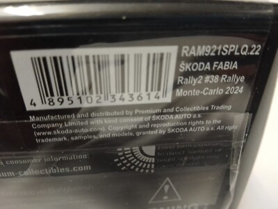 Ixo 1:43 Skoda Fabia Rally 2 Evo #23 rally Finlandia 2022 Asunmaa, Mannisenmäki RAM867LQ.22