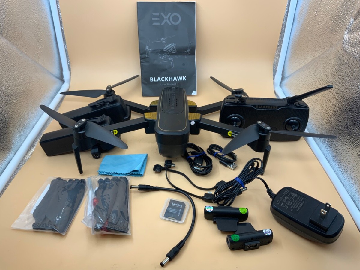 EXO Blackhawk Drone Battery Kit 4K High Def Pro Drone