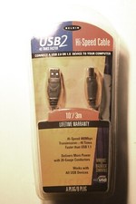 Belkin USB 2.0 F3U133-10 USB2 Hi-Speed Cable 10 Foot NEW in pkg