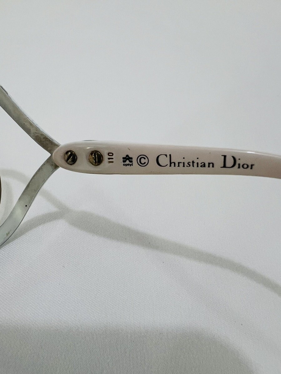 CHRISTIAN DIOR 2056 67mm BUTTERFLY BIFOCAL Sunglasses White