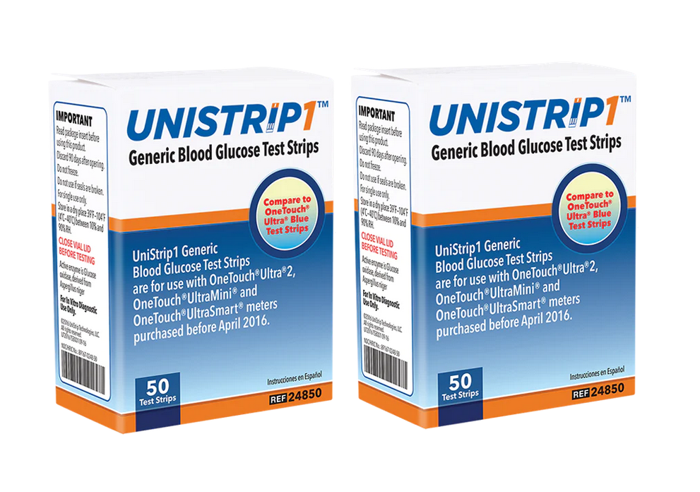 UniStrip Glucose Test Strips 100ct Compatible with Ultra Meters eBay