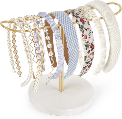 Headband Holder Metal Organizer Display Stand for Hair Accessories, Bracelets - Picture 12 of 12