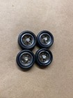 CHROME Street Start Style Rims & FLAME Pattern Tread Tires Set 1/25 Model Car — photo 4