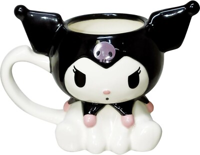 Sanrio Kuromi Heat-resistant porcelain mug approx. 200ml die-cut SAN4359-4