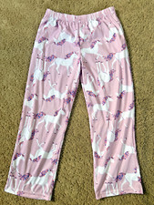 Carter's Girls Light Purple Unicorn Pajama Pants Size 8