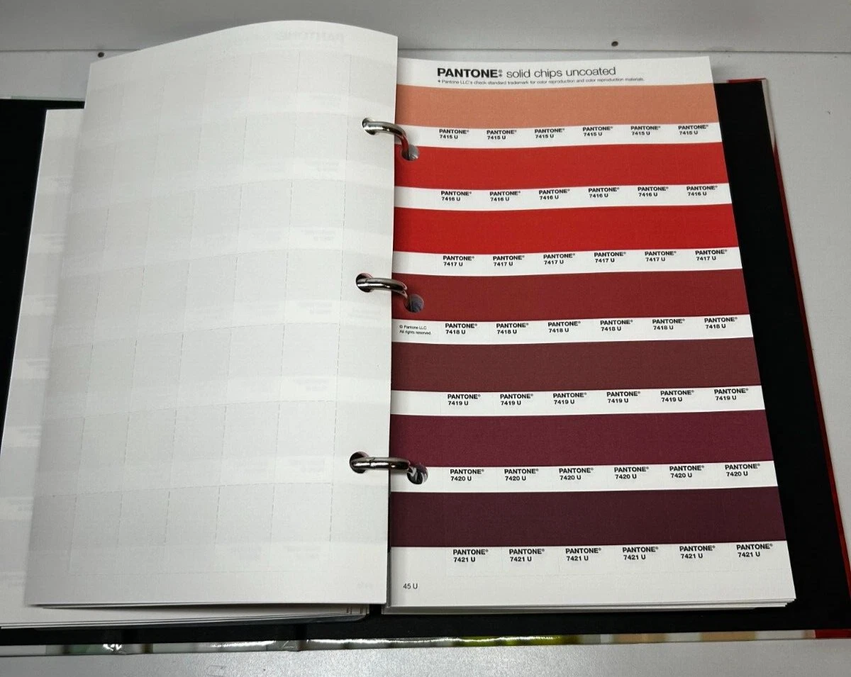 Pantone Plus Series Solid Chips Uncoated Solid Chips Book 2014 | EBay