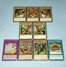 Yugioh Complete Exodia the Forbidden One 9 Card Set Legendary  Bonus