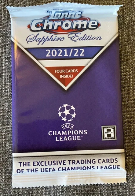2021/22 Topps Chrome Sapphire Edition UEFA HOBBY PACK