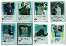 2011 Bowman Chrome Prospects REFRACTOR Parallel Single Cards #/799/500 First Ref