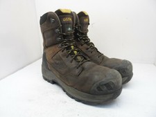 DAKOTA Men's Traction on Demand 8" Comp Toe Comp Plate WP Boots 8519 Brown 13M