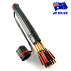 New Extendable Telescopic Archery Arrow Back Shoulder Quiver Holder Tube w Strap