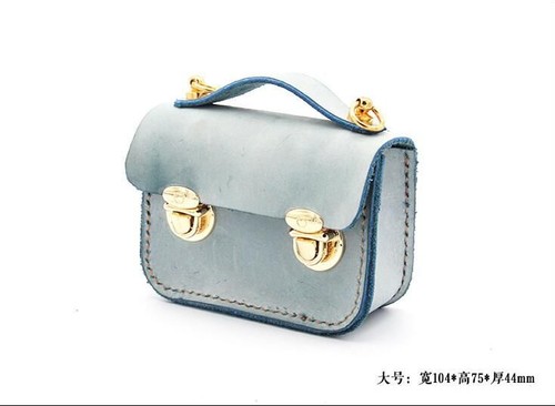 Plastic Sewing Bag Pattern- Small Briefcase Purse Bags DIY Patterns PVC Template - Picture 9 of 18
