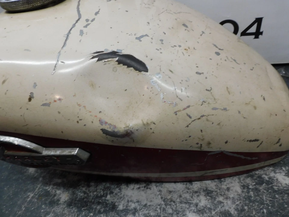 Harley Davidson Sportster Early KK KR KHK KH tanque de gasolina OEM #26 2621 Foto 4 de 4