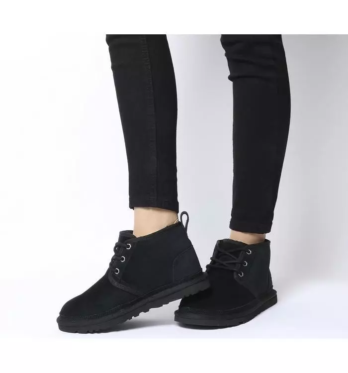 Neumel Black Suede Boot