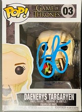 Emilia Clarke Firmado Juego de Tronos Daenerys Funko Pop #03 Beckett Testigo