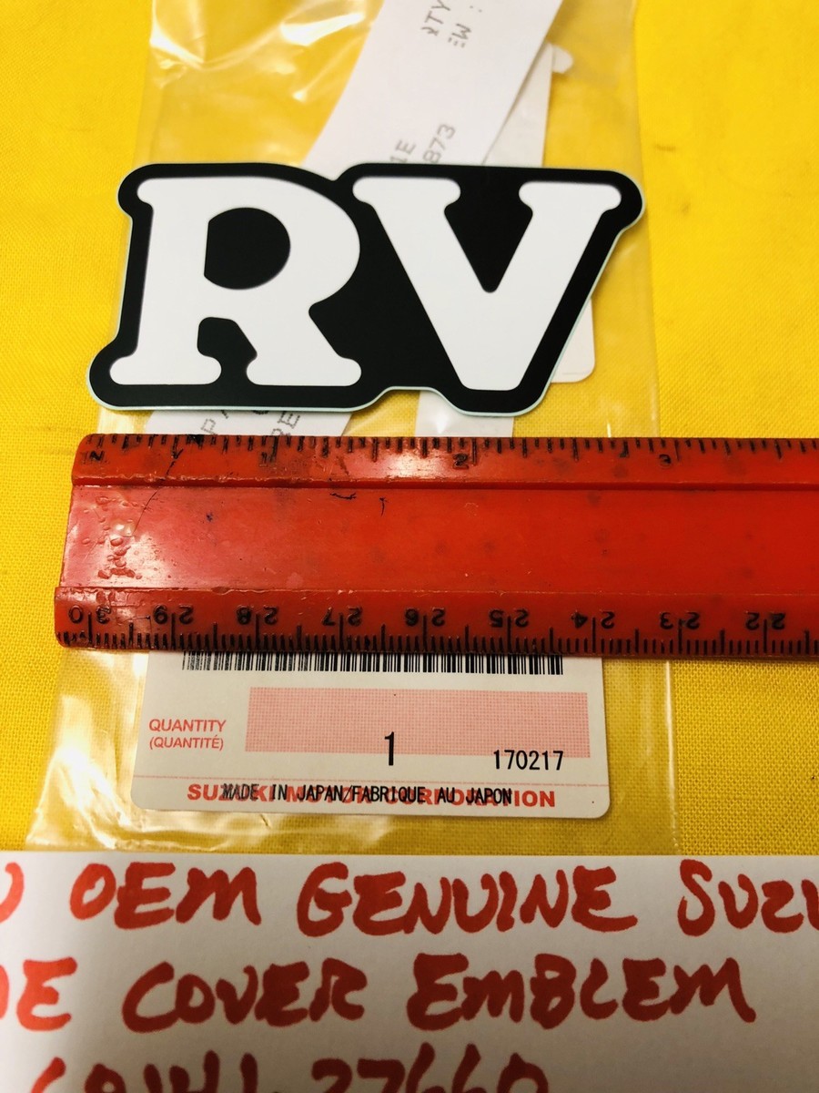 NEW OEM GENUINE SUZUKI Frame Cover Emblem(68141-27660) RV90