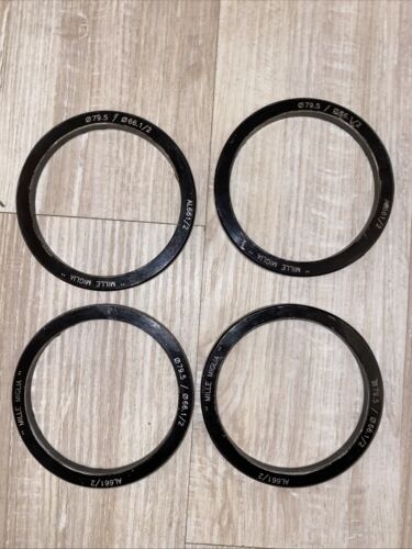 MILLE MIGILA 66.1/79.5mm Hub Centering Ring Spacer AL661/2- Set Of 4- Aluminum - Picture 2 of 5
