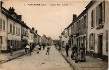 Old postcard Pontarme - Grande Rue - Centre (259489)