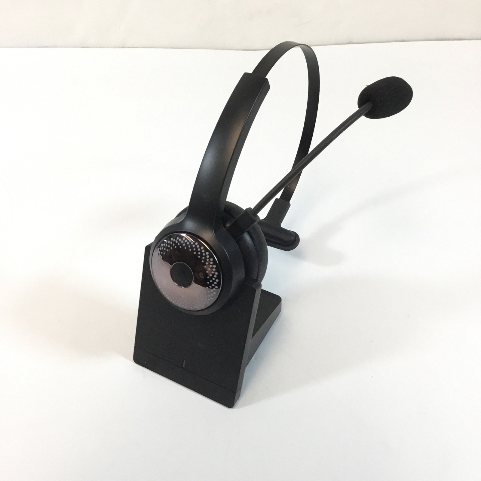 BRAMMAR BM201 Black Bluetooth AI Noise Cancelling Headphones For Office