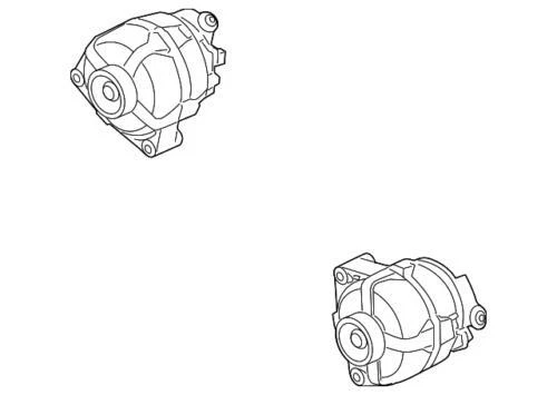 Genuine GM 2007-2014 Cadillac Chevrolet GMC Yukon Alternator Generator 22817848 - Image 2 of 3