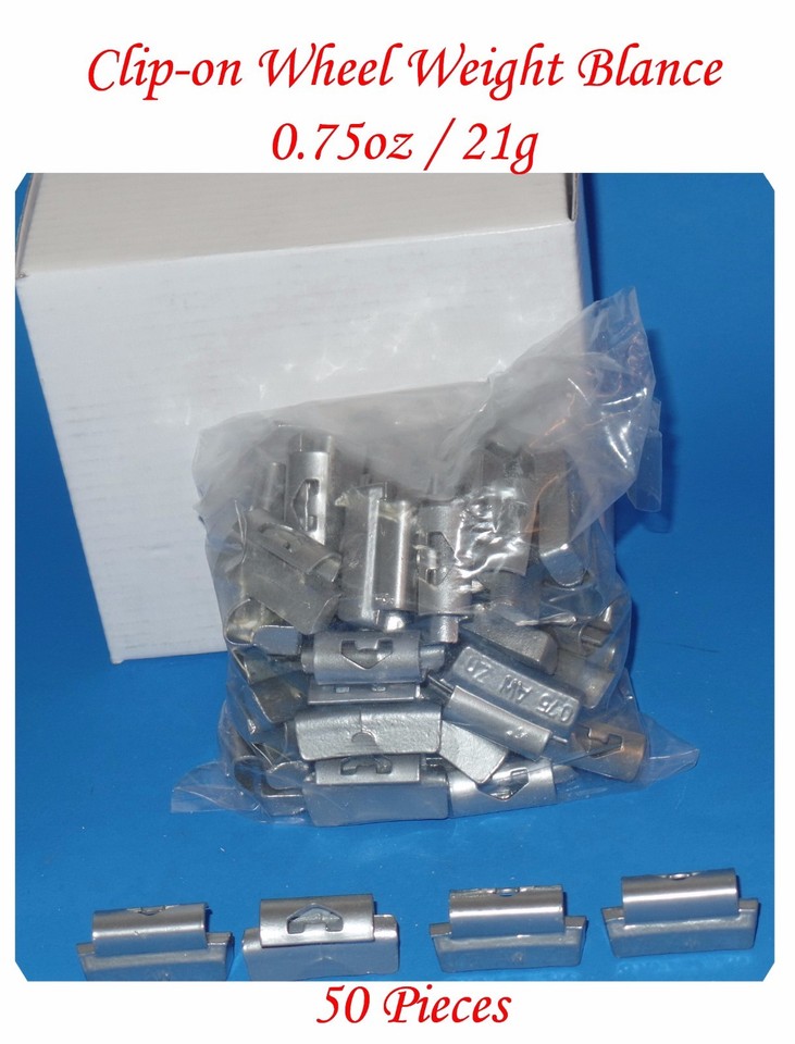 200 Pcs CLIP-ON WHEEL WEIGHT BALANCE MC STYLE .25 .50 .75 1.00 - Foto 5