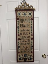 Amazing Grace by Cindy Shamp Wall Hanging Tapestry Folk Art Decor Made in USA