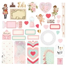 Prima Marketing - Love Notes Collection - Ephemera - Icons 2