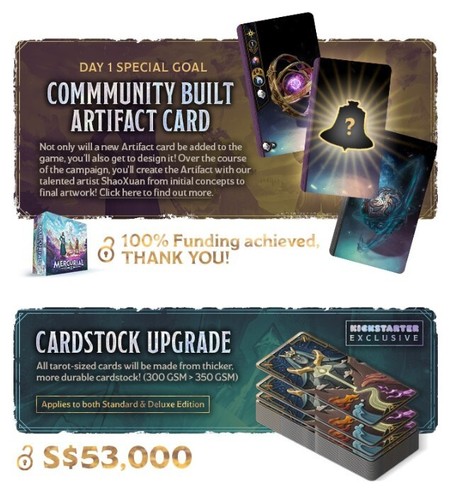 CLEARANCE - Mercurial Deluxe Edition Board Game - Kickstarter - New In Shrink - Picture 4 of 9