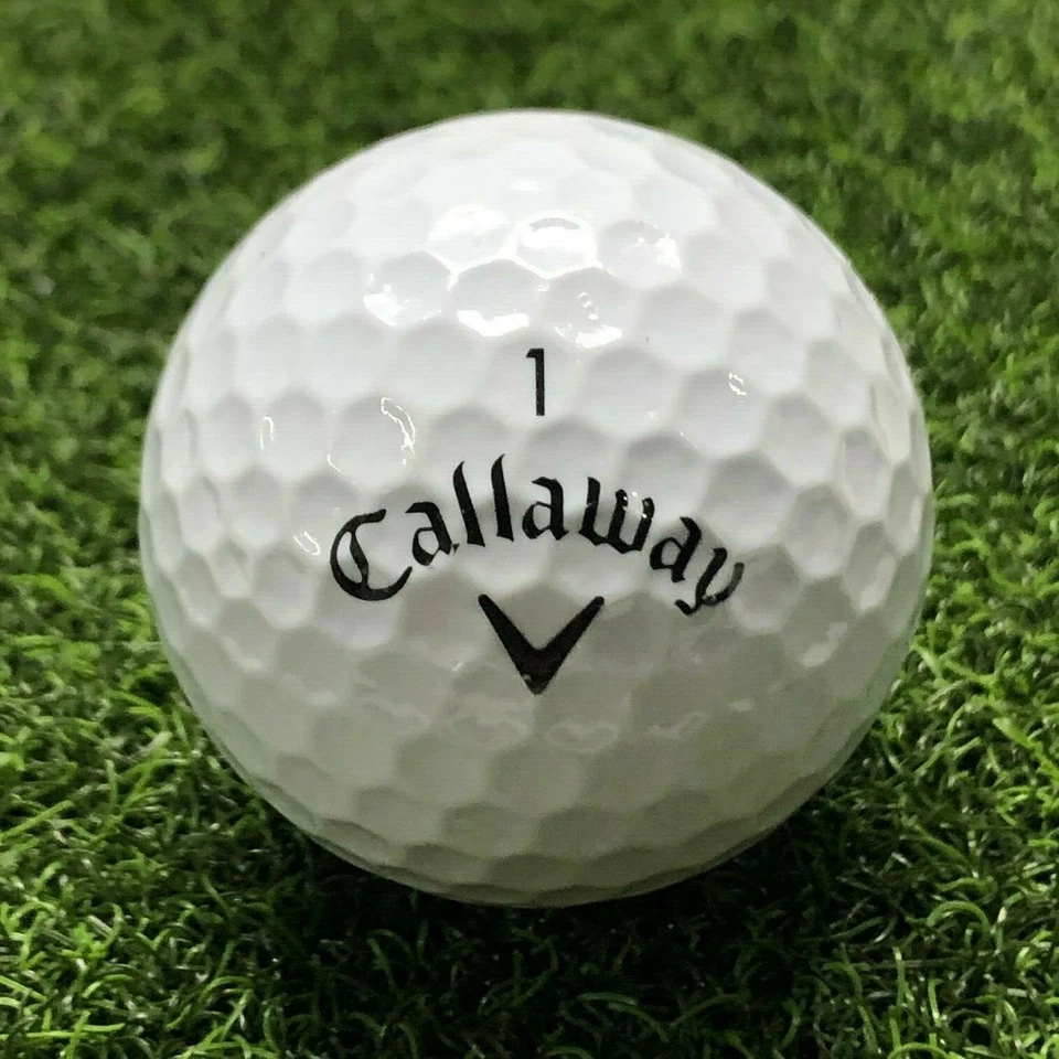 50 pelotas de golf Callaway Supersoft usadas blancas estado 5A (AAAAA) Foto 4 de 4