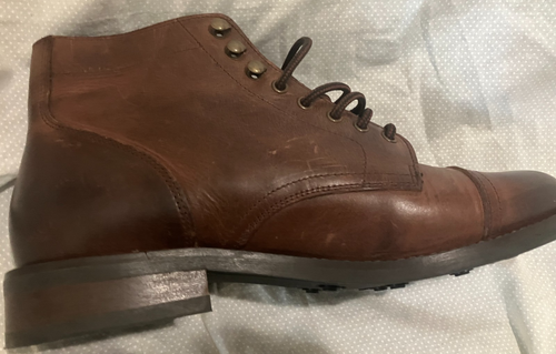 Bota Rhodes Dean Para Hombre Talla 11 Óxido Botín Puntera Cuero Arranque - Imagen 5 de 11