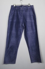 Mistral Purple Cotton Moleskin Trousers Pants Tapered leg Size 8 - 18 new