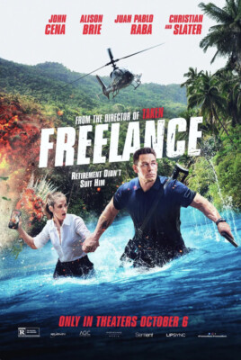 FREELANCE  John CENA , Allison Brie  Original Movie Poster 27x40 DS New Release