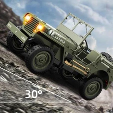 Jjrc C8815 Rc Car 1941 Jeep Willys 2.4g 4wd Rtr Crawler Climbing Scale Military