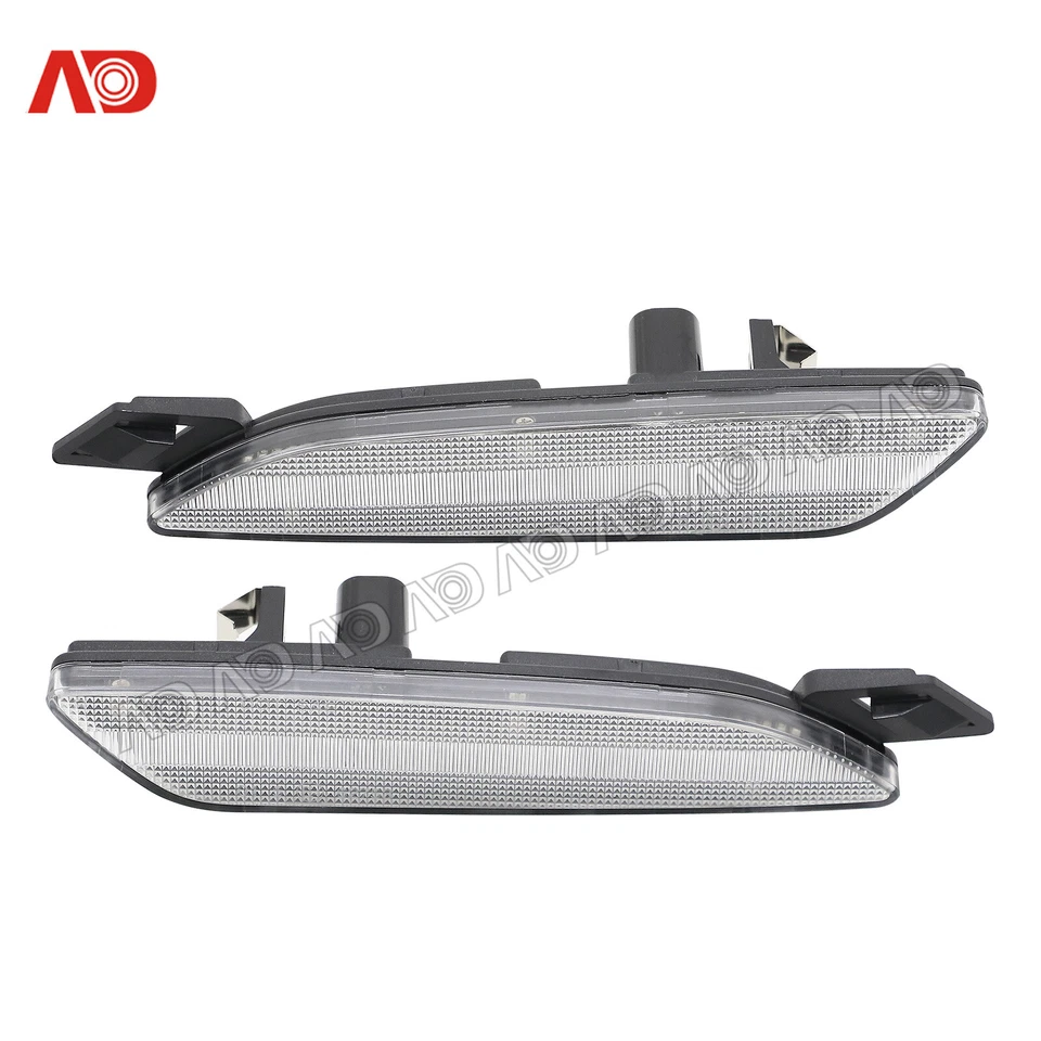 2 PIEZAS Para Porsche Panamera 2014-2016 LED Luz Marcadora Lateral Lámpara Lente Transparente Ámbar Foto 4 de 4