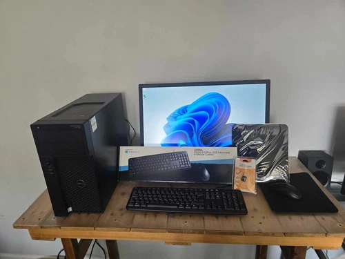 Dell Precision 3620 PC Setup, 16GB RAM, 120GB SSD, i5-6500, 11 Pro + 21.5"