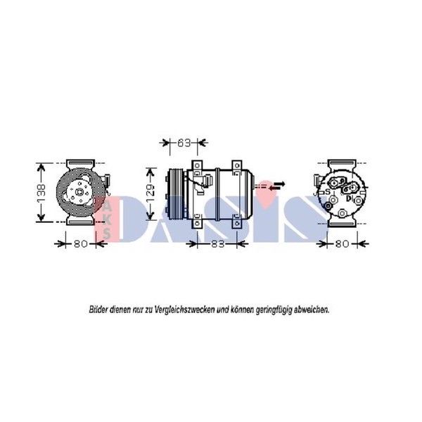 Kompressor Klimaanlage Passend FüR Volvo V70 I P80_ 875 876 C70 LS-image