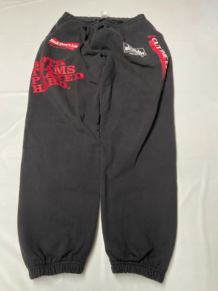 Mens LOS ANGELES APPAREL Black 14 Oz. Heavy Fleece Jogger Sweatpants Sz XL